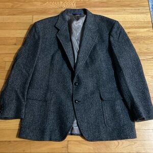 Pendleton Size 46 Gray Herringbone Tweed Sport Coat